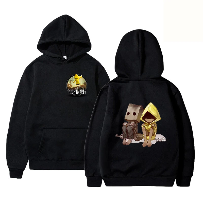 Game Little Nightmares 2 Hoodie Student Sweatshirt Long Sleeve Men Women Hoodies Harajuku Streetwear Pullovers Fashion Clothes