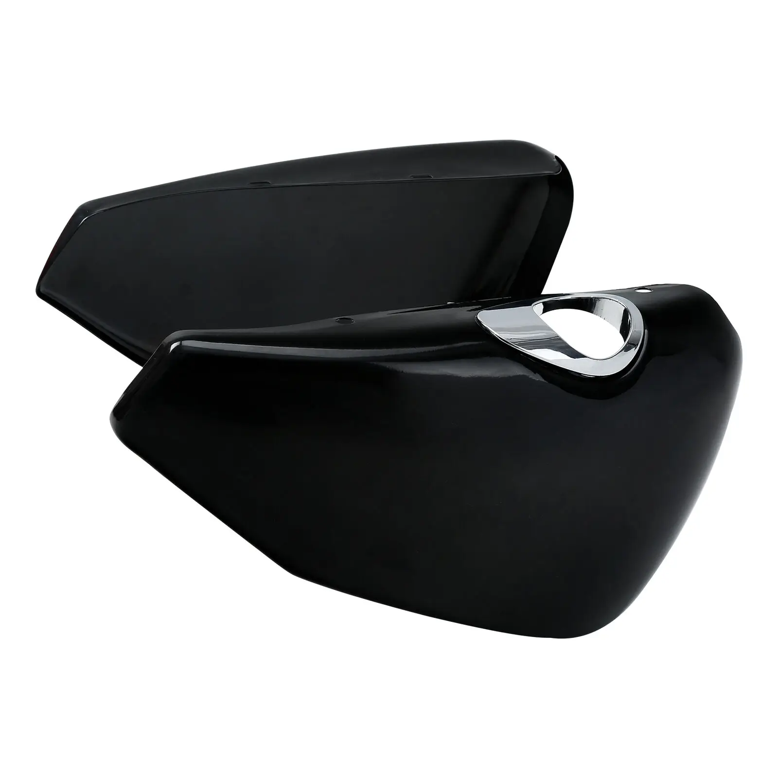 Motorcycle Left Right Battery Cover With Clips For Harley Sportster XL883 XL1200 2014-2022