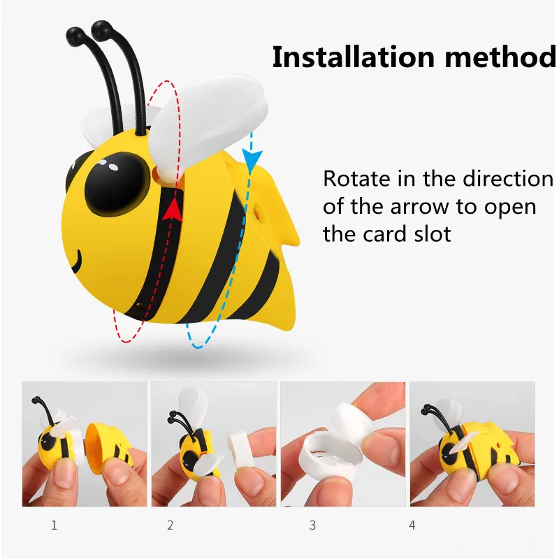 New Cute Bee Car Air Freshener Auto Perfume Diffuser Air Vent Clip Parfum Flavoring Fragrances Deodorant Car Interior Accessorie