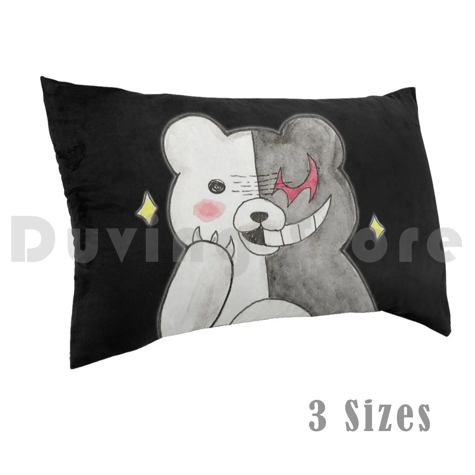 Danganronpa Monokuma Pillow Case DIY 50*70 Danganronpa Monokuma Dr Anime Goodbyedespair Killingharmony