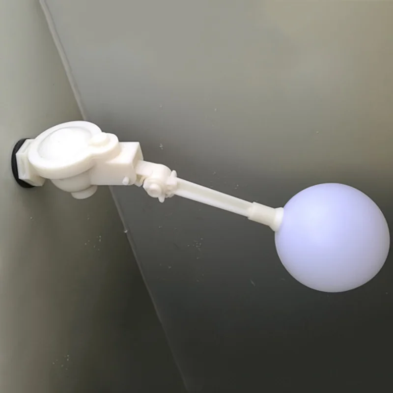 Plastic Float Valve Adjustable Float Valve Tank Float Switch Corrosion Resistant Float Valve Tank Water Tower Controller 1Pcs