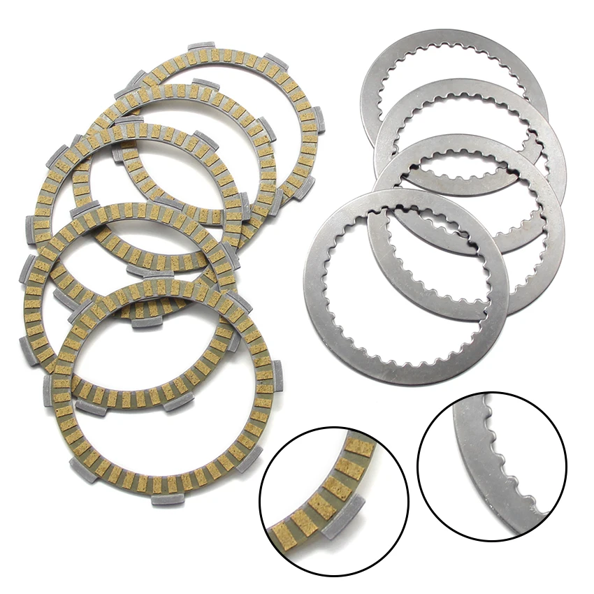 Motorcycle Clutch Friction Disc Plate Kit For Honda TRX200D TRX250EX TRX200 TRX200SX TRX250 TRX250TM TRX250TE Recon    TRX250TE