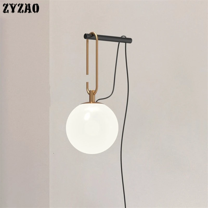 

post-Modern Simple Glass Wall Lamp living room Wall Decor Led Wall Lights bathroom Bedroom Bedside Lamp indoor Light Fixtures