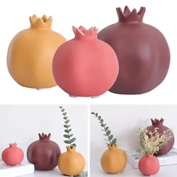 Pomegranate Vase Home Decor,Ceramic Ornament,Home Living Room Bedroom Creative