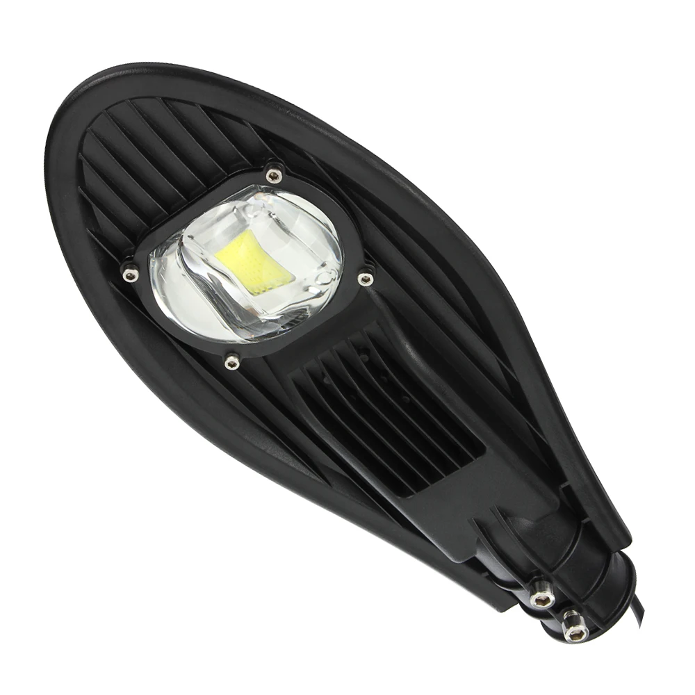 Impermeável LED Street Light para Jardim, Lâmpada de rua, Iluminação exterior, Luzes de parede branca, 30W, 50W