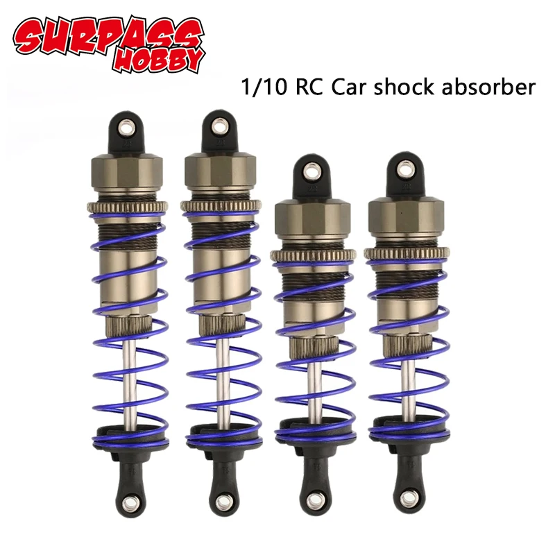ZD Racing 92mm Front & 105mm Rear Shock Absorber Damper Suspension for HSP Redcat Hongnor LRP HPI Hobao 1/10 RC Buggy Truck