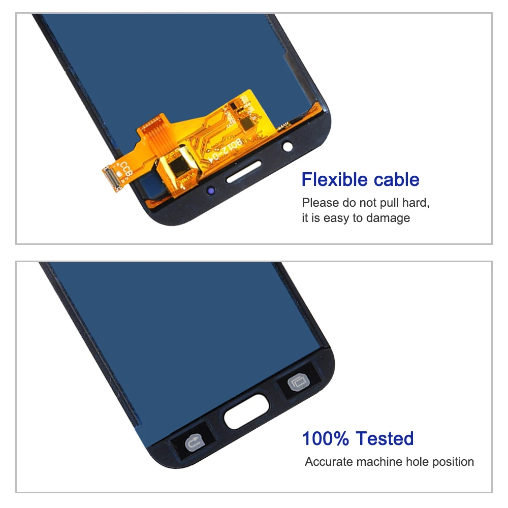 TFT A720 LCD For Samsung Galaxy A7 2017 Display Touch Screen Digitizer Assembly Replacement For Samsung A720F A720M SM-A720F