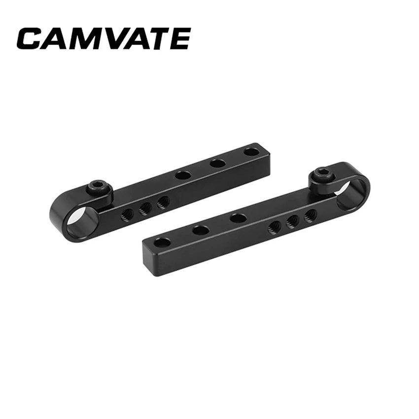 CAMVATE 2pcs 106mm Cheese Cross Bar Replacement Part With 15mm Single Rod Adapter &1/4\