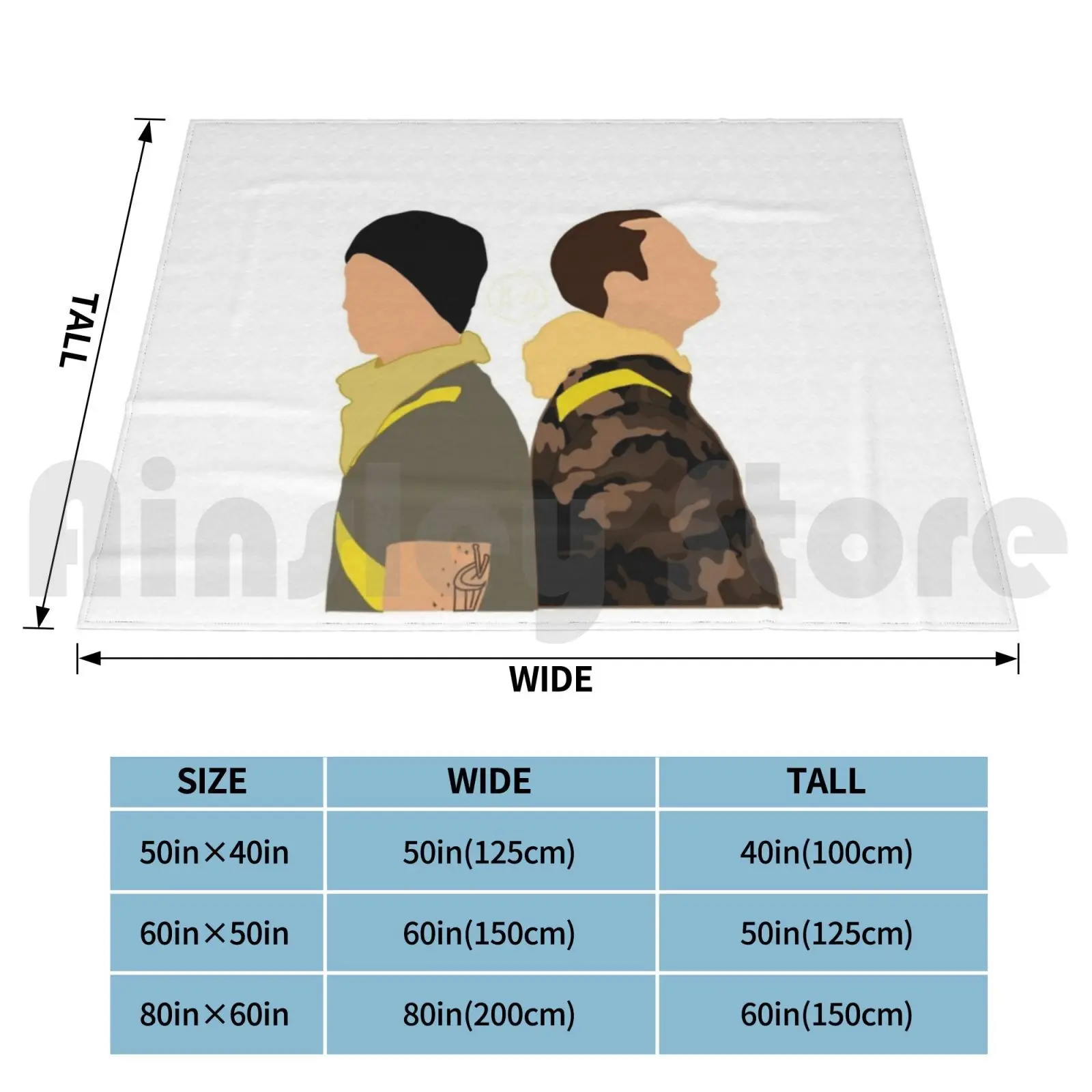 Josh And Tyler Blanket Fashion Custom Twenty Pilot 21
