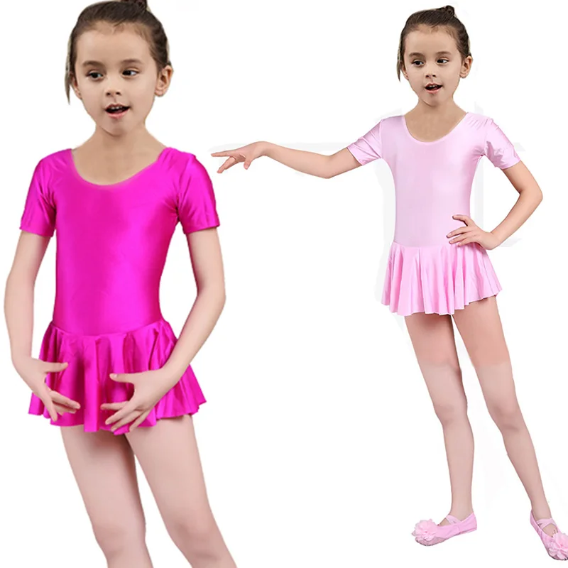 Ragazze dei capretti del Tutu di Balletto Vestito Da Ballo Body ginnastica Fancy dancewear Costume di Ballo Leotard di balletto del vestito ballerina capretti del vestito