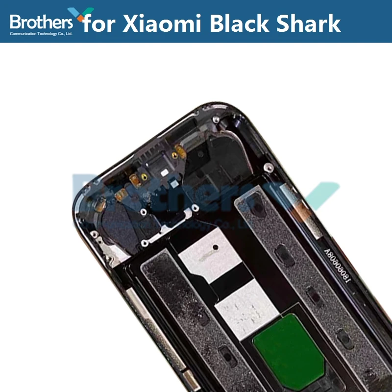 Imagem -05 - Tampa da Bateria para Xiaomi Black Shark Tubarão Bateria Tampa com Lente da Câmera Tampa Traseira de Vidro Reparação