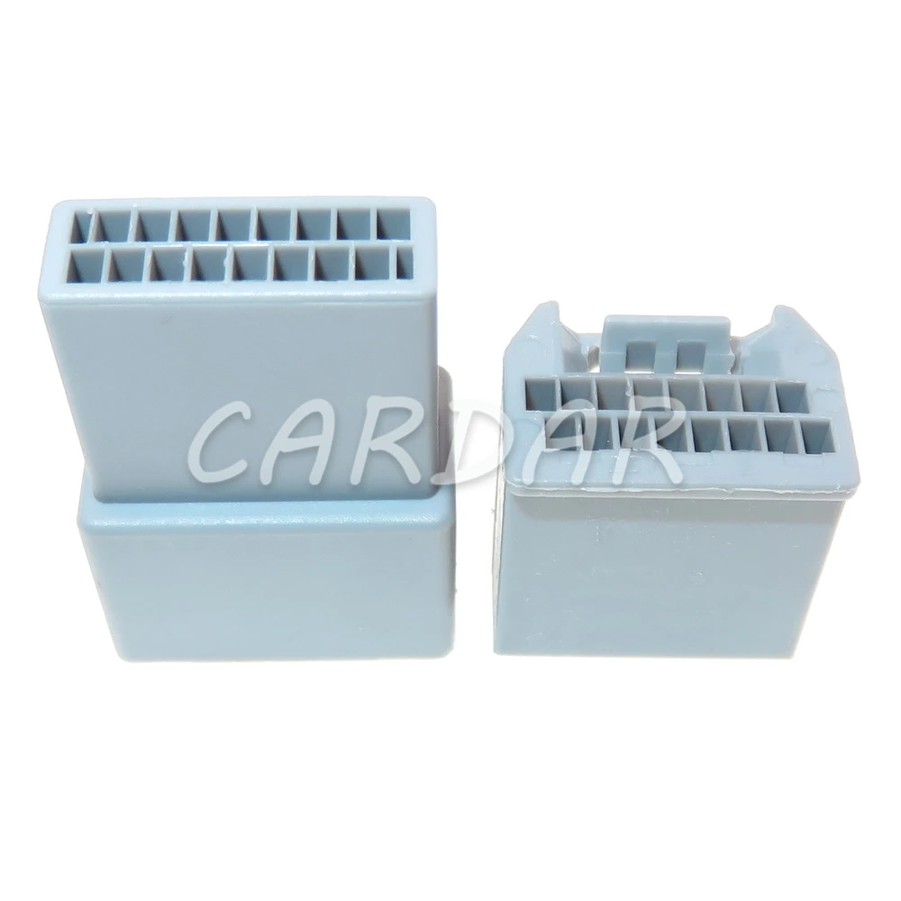 1 Set 16 Pin MX34016SF1 MX34016PF1 Automotive Socket Wire Connector Grey Auto Kabel Plug Voor Honda