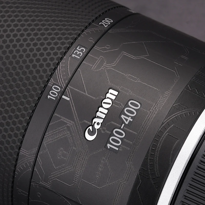RF100400 Decal ผิวสำหรับ Canon RF100-400 100-400ผิว Decal Protector Anti-Scratch Coat Wrap สติกเกอร์