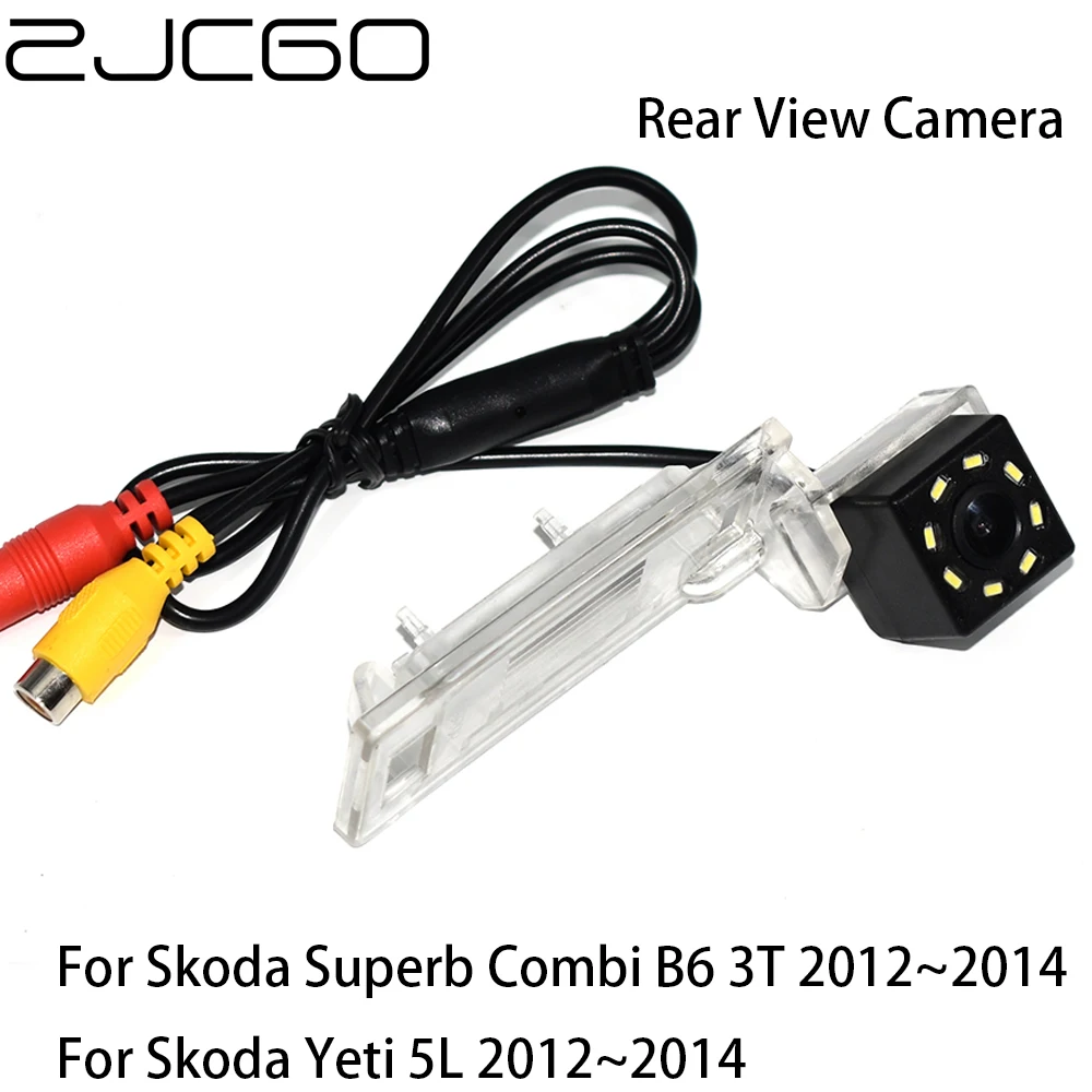 

ZJCGO CCD Car Rear View Reverse Back Up Parking Night Vision Waterproof Camera for Skoda Superb Combi B6 3T Yeti 5L 2012~2014