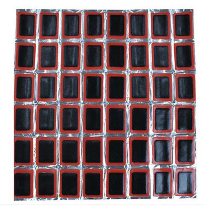 Portable Bicycle Flat Tire Repair Kit Tool Rubber Inner Puncture Repair Patch 48pcs 25mm Bike Tube Patch Free Shipping