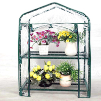 2/3/4 Tiers Home Plant Portable PVC Greenhouse Garden Cover Plants Flowers Mini Garden Cover Without Iron Frame