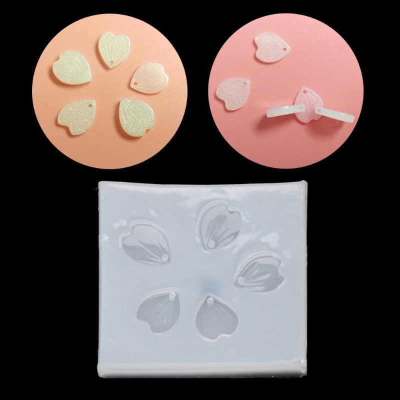 Stampo in Silicone Cherry Blossom petalo pendente stampo per gioielli fai da te lavoro manuale alla ricerca di 203B