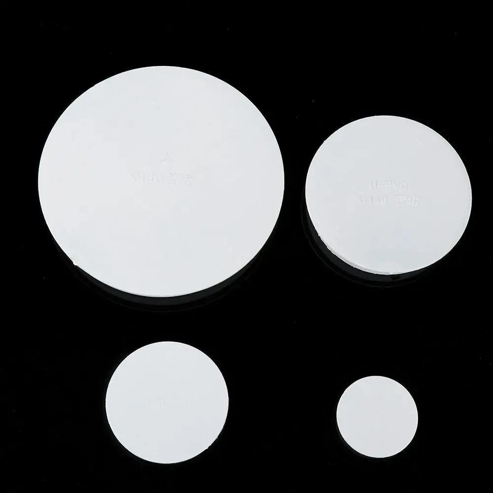 3/5/10pcs 50/75/110/160mm โPipe Cap Decor Cover Fall Tube Insert Plugs Water Stop Hose End Connectors Hardware Fitting