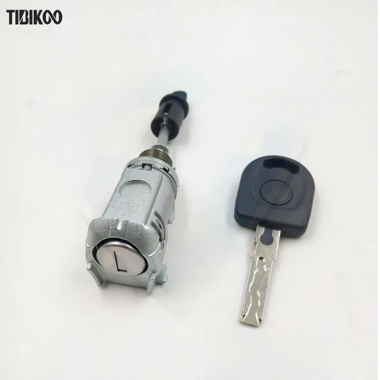 Car Lock Cylinder for Audi A4L Left Door A6 Q5 C7 B8 Central Control Driving Door with key