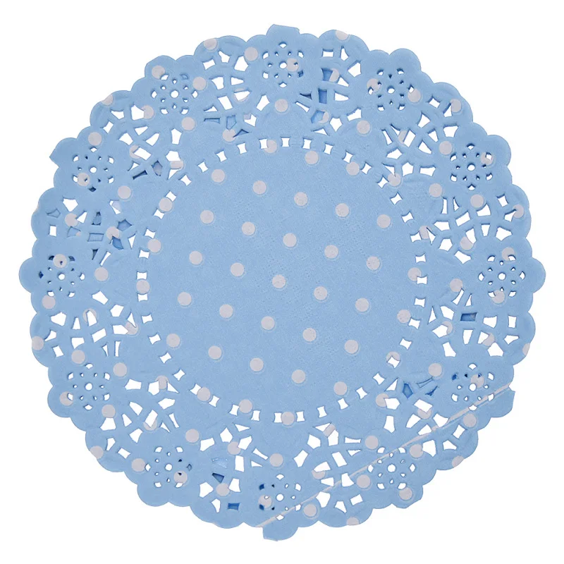 2019 New Dots Lace Pattern Paper Doilies Placemats For Wedding Party Decoration Supplies Diy Paper Crafts