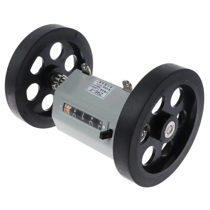 Z96-F Mechanical Length Distance Meter Counter Double Rolling Wheel 0-9999.9m