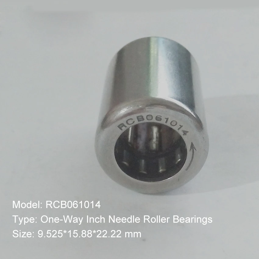 

RCB061014 Inch Size One Way Drawn Cup Needle Bearing 9.525*15.88*22.22 mm 5Pcs Cam Clutches RCB 061014 Back Stops Bearings