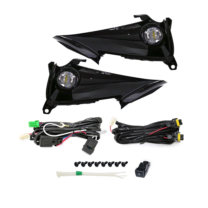Led DRL Daytime Running Lamp Fog Light for Toyota Corolla Hatchback 2019 2020 2021 4 Doors Wires Switch Relay Waterproof - view 3