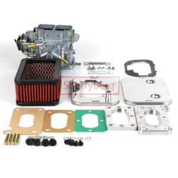 SherryBerg Fajs EMPI Weber DGES Carb Carburetor +  Adapter Plate Kit + Air Filter (Cleaner 65mm) Set for Mazda B2000 B2200