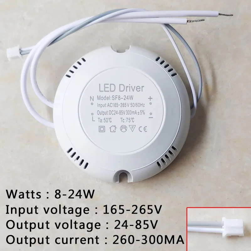 Đèn Lái AC165-265V DC 24-80V 60V-130V Cường Quốc Cung Cấp Ánh Sáng Máy Biến Áp Cho Đèn LED đèn Ốp Trần Đèn 8W 12W 18W 24W 36W