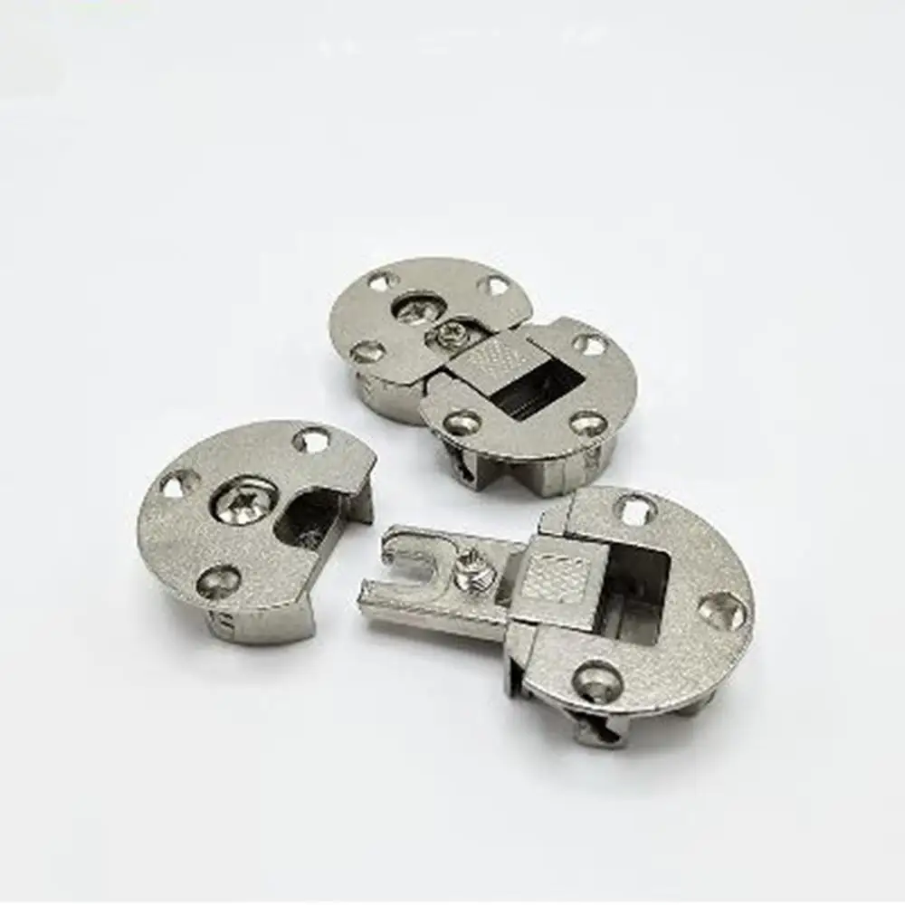 Semi-circular double cups up and down the door flat 180 degree pirated folding hinge hinge cabinet hidden concealed hinge