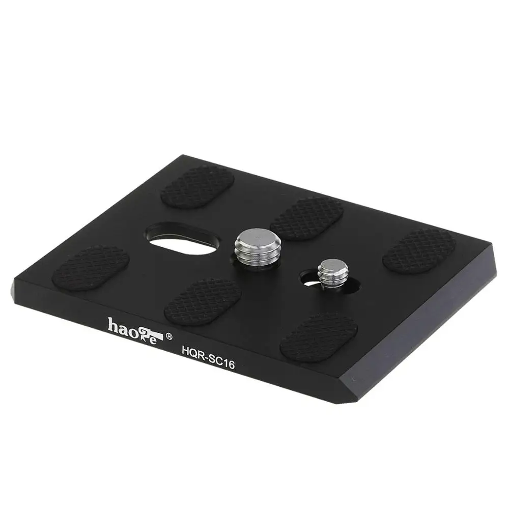 Haoge HQR-SC16 Camera QR Quick Release Plate for Sachtler DV 12, DV 15, Caddy, Video 18/20, Panorama Plus