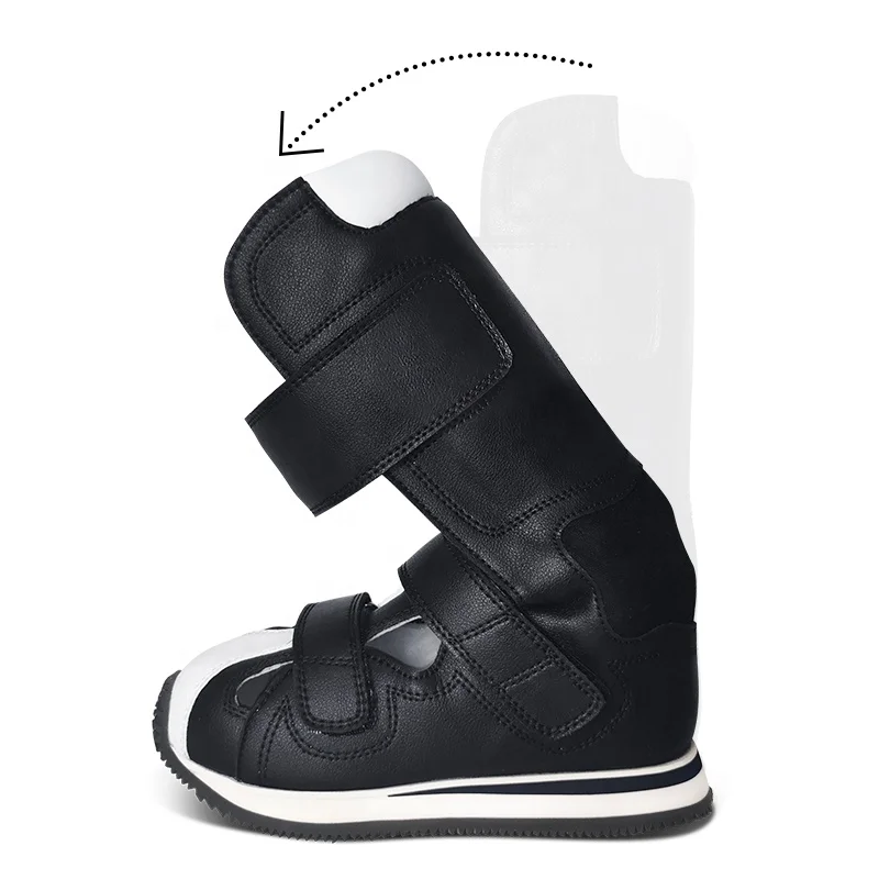 Imagem -04 - Menino Meninas Fisioterapia Ortopedia Afo Sapatos Palsy Cerebral Crianças Preto Ortopédico Corretivo Calçado Size23 a 37 Crianças