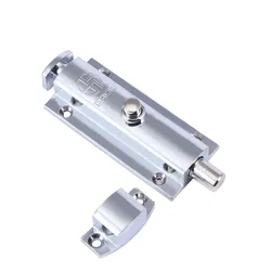 High Quality Home Door Window Zinc Alloy Security Slide Bolt Lock for Bathroom Toilet Spring Latch