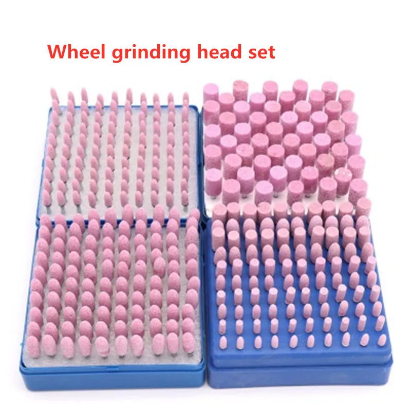 100pcs/set Grinding Stone Wheel Dremel Accessories Rotary Tool Kit For Polishing Machine Sharpening Stone Grinding Head Bits