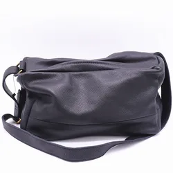 100% Soft Genuine Leather Bag Female Handbags Casual Shoulder Bag Black Crossbody Bags For Women Messenger Bags