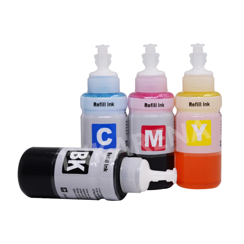 INKARENA 4colors × 70ml Bottle Refill Ink Kit Compatible Ink for Printer Epson L100 L110 L132 L200 L210 L222 L300 L362 L366 L550