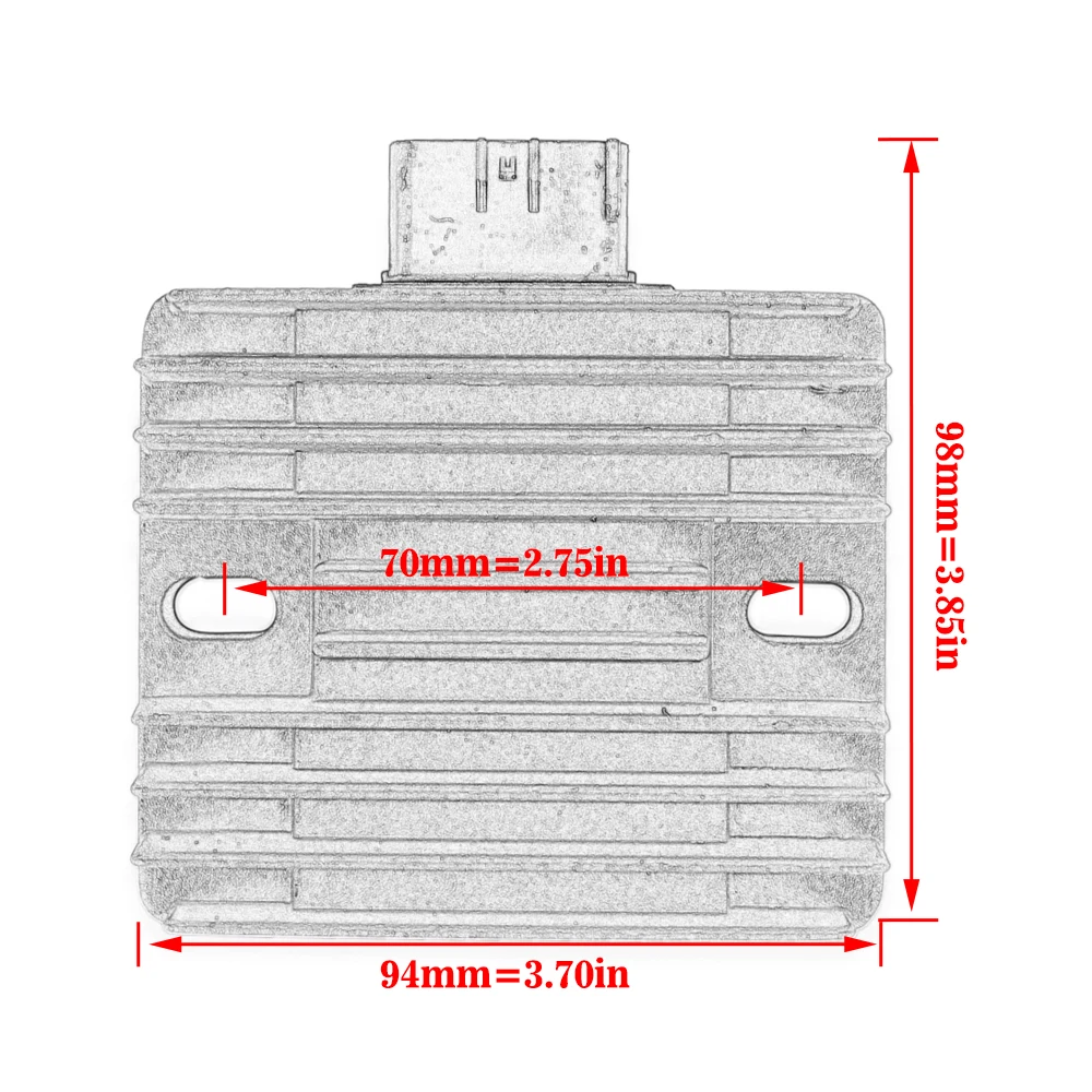 Regulator Rectifier for Yamaha XT660Z XTZ660 XP500 T-MAX 500 XMAX XVS125 XVS250 Drag Star XVS1100 V-Star XVZ1300 Royal Star