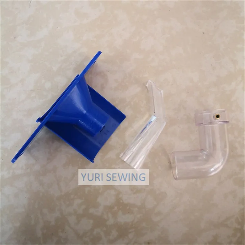 Overlock stitch vasuum waste and chain removal system dust air suction device auto industrial sewing machine tools parts