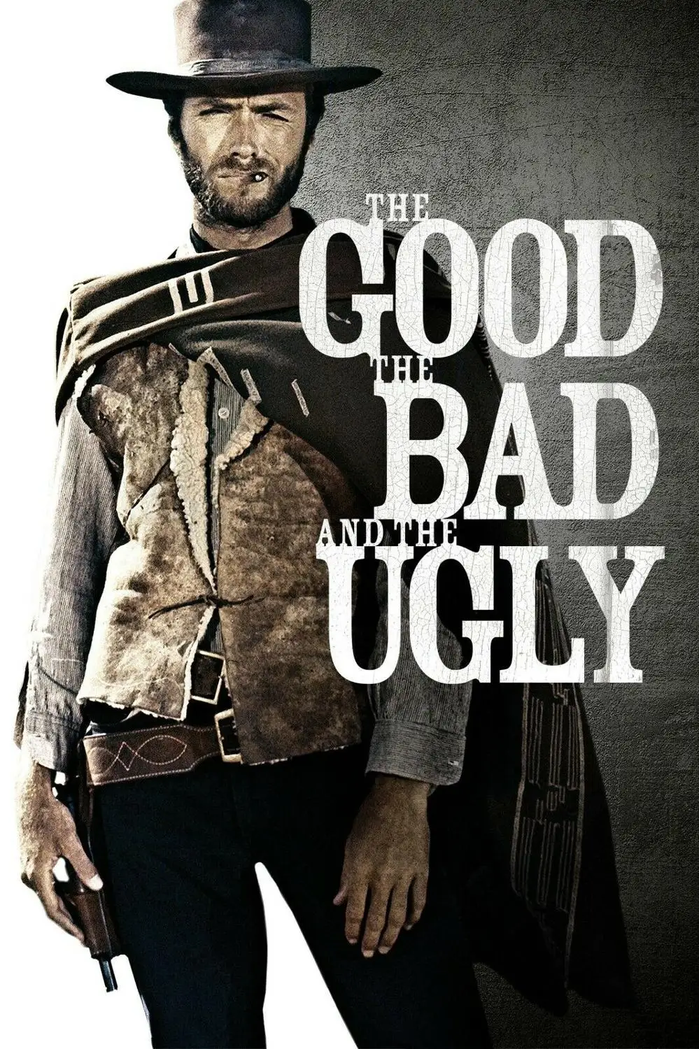 L0068 The Good the Bad and the Ugly  Movie Silk Fabric Poster Art Decor Indoor Painting Gift