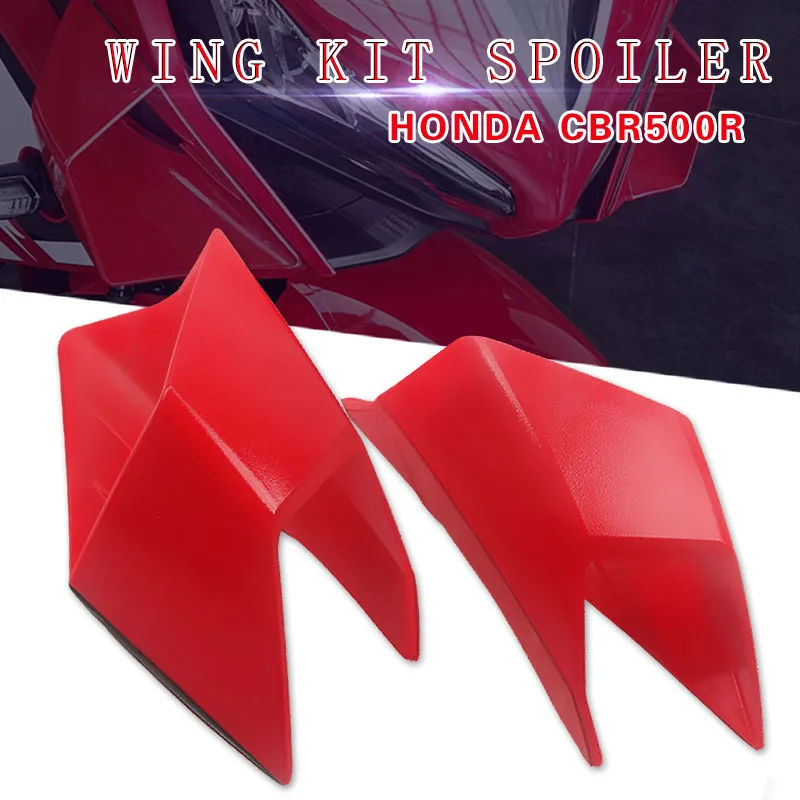 

2021 For Honda CBR650R CBR500R CBR650F 2019-2020 Motorcycle Front Fairing Aerodynamic ABS Winglets Cover Protection Guards