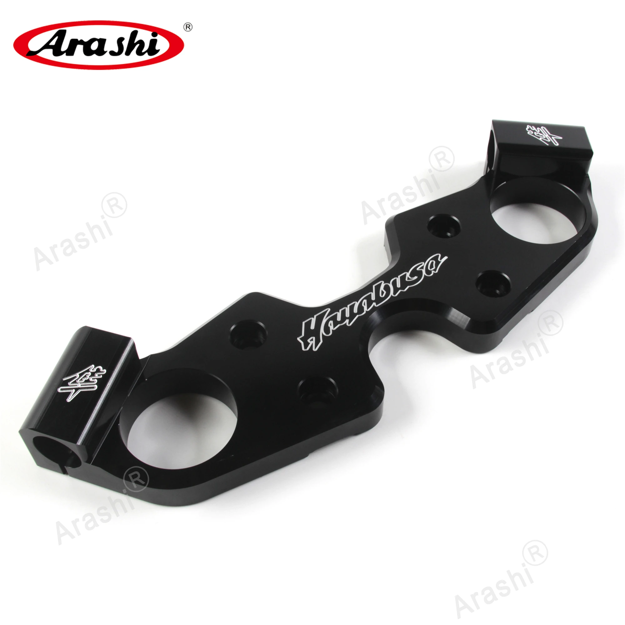 Arashi Front Triple Tree Top Clamp Lowering Frame Holder For SUZUKI HAYABUSA GSXR 1300 GSX-R1300 2008 - 2020 2016 2017 2018 2019