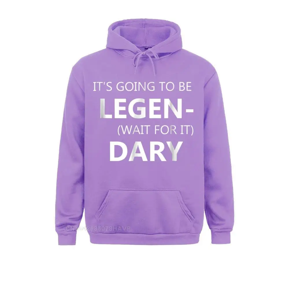 Cheap Men Sweatshirts Funny It's Going To Be LEGEN Wait For It DARY Anime Hoodie Street Hoodies Ostern Day Anime Sweater