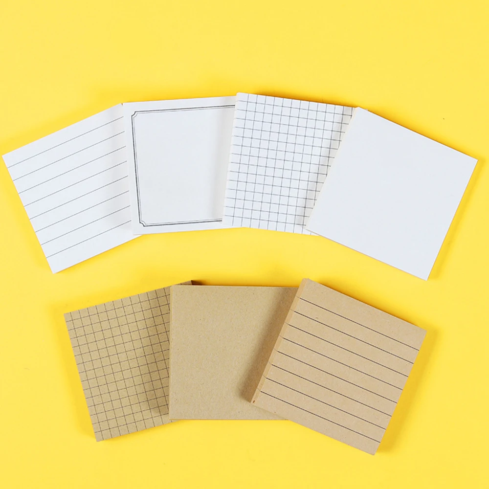 1Pcs Leuke Notities Mini Memo Pad Tearable N Notitie Papier Creativiteit Note Te Doen Lijst Label Sticker Levert