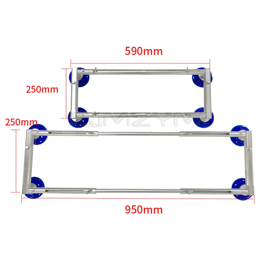 NONE LCD-TV-Bildschirm-Sauger, 4 Saugnäpfe, Gerät 32–55 Zoll, LED-TV-Bildschirm, Glas-Vakuumsauger, Vakuumheber, TV-Bildschirm-Sauger 5