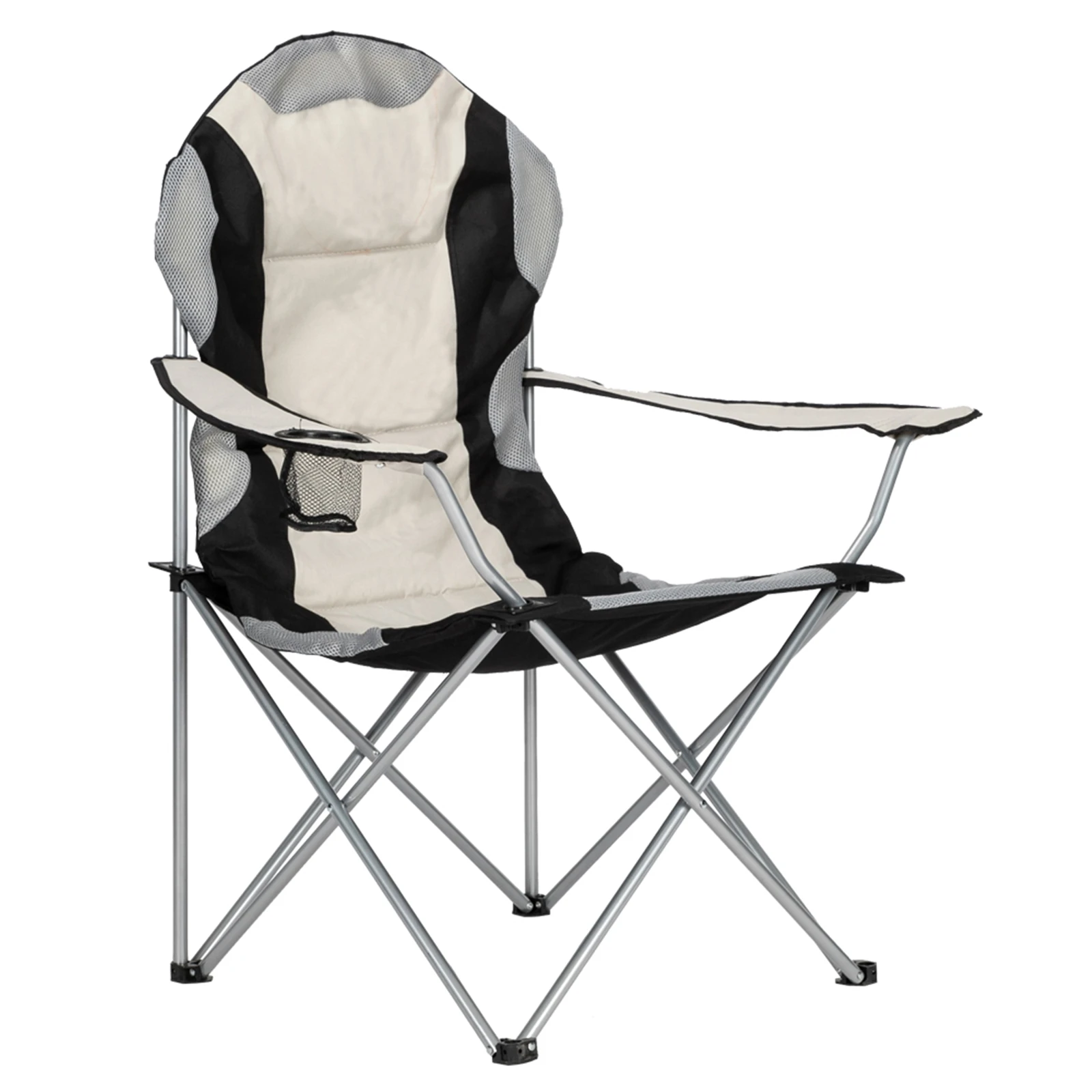 Folding Chair  Office outdoor Medium Camping Chair Fishing Chair Folding Chair Black Gray