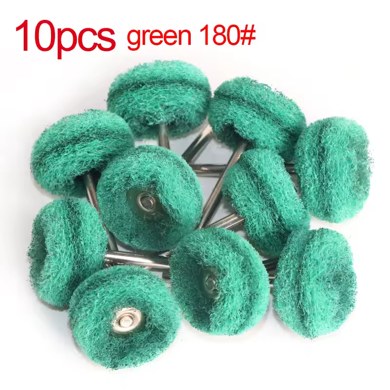 1" Wool Felt Grinding Sanding Head Abrasive Buffing Wheel 2.35/3mm Shank Cotton Thread Polishing Mini Brush for Dremel Dril - Image 11