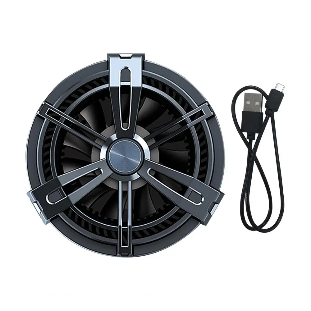 X12 Phone Cooling Fan Quick Cooling Mute RGB Cool Light Magnetic Semiconductor Widely Compatible Game Cooler Radiator for Smartp