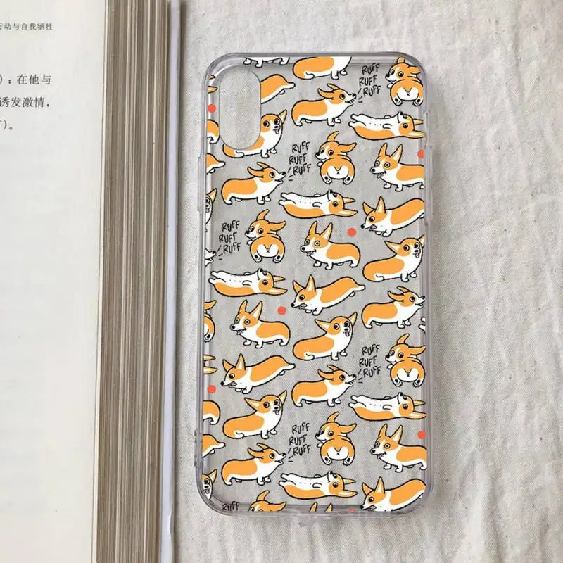 Cute Corgi Butt Animal Puppy Phone Case for iPhone 11 12 13 mini pro XS MAX 8 7 6 6S Plus X 5S SE 2020 XR case