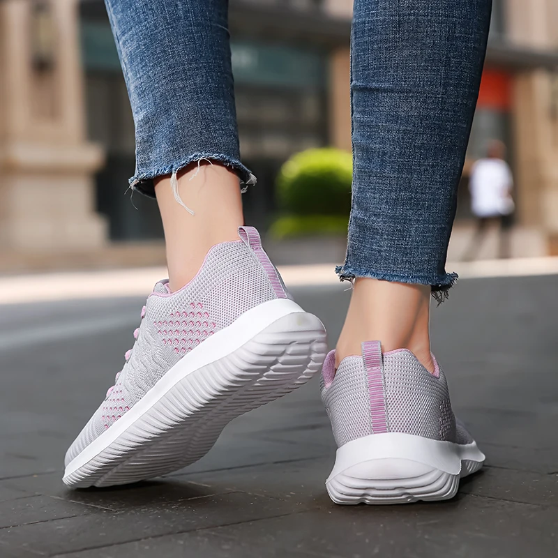 Sneakers Women's Running Shoes 2020 Hot Sale Summer Breathable Soft Air Mesh Sneakers Women Walking Jogging Trainers Chaussures