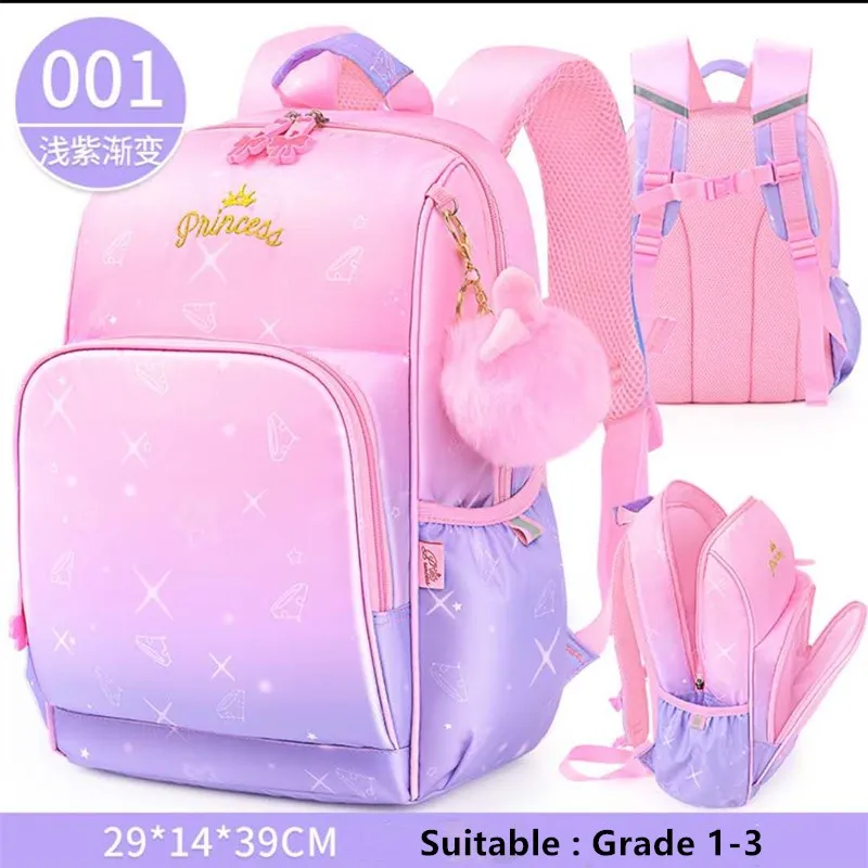 Disney Frozen Prinses Schooltas Voor Meisjes Primaire Student Schouder Rugzak Super Licht Grote Capaciteit Kerstcadeau Mochilar